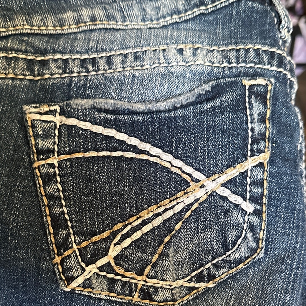 Stylish Silver Blue Denim Jeans
